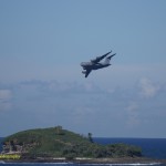 C-17 over Mudjimba Island